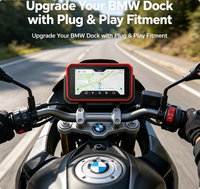 Écran de moto Aoocci BM6 800 Nit lisible en plein soleil, compatible Apple CarPlay sans fil et Android Auto, IP67 pour BMW R1250GS R1200GS