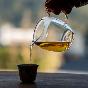 Transparent Glass Fairness Cup Thickened Heat Resistant Kung Fu <b>Tea</b> <b>Set</b> Accessory For Afternoon <b>Tea</b> Cylinder Shape Without Lid - Product Image 3