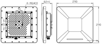 Hitech RFID E710 puce 9dBi UHF rfid lecteur autonome avec système de contrôle d'accès RS232/TCP/IP/GPIO/WG26 contrôle d'accès du véhicule