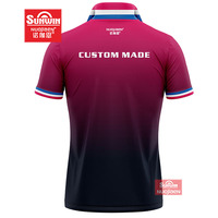 T-shirts polo en polyester pour hommes avec logo Polo pour hommes imprimé de logo personnalisé