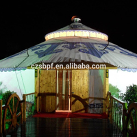 Yourts de mongolie, Design personnalisé de conception personnalisée, pour Camping en plein air, 12m de diamètre