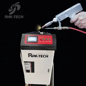 RHK TECH Hot Marcação Cosmetologia Fibra Laser Soldador Máquina 1000W 1500W 2000W com Pistola de Soldagem a Laser