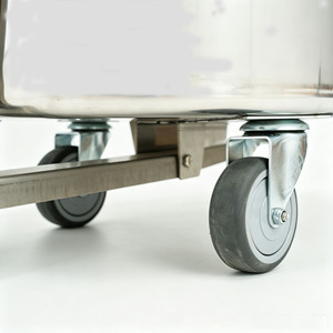 Contenedor <span class=keywords><strong>de</strong></span> <span class=keywords><strong>Basura</strong></span> Industrial Grande <span class=keywords><strong>de</strong></span> 50L, Acero Inoxidable, con Pedal, Recipiente para Desechos, para Hospital, Oficina - Product Image 4