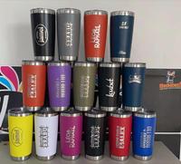 Vaso Térmico de Acero Inoxidable de Doble Pared con Recubrimiento en Polvo de 20oz/30oz |   Con Tapa Magnética y Pajita para Venta al por Mayor con Logotipo Personalizado