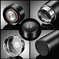 Bouteille isotherme intelligente de 500 ml avec affichage numérique LED de la température, tasse à eau, infuseur à thé, isolation sous vide