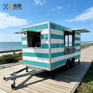Volledig uitgeruste ijscowagen, mobiele gelaterie, bevroren desserts, drankenbedrijf, straatvoedselkar - Product Image 4