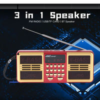 Cadeaux de Noël, radio portable Joc, mini haut-parleur/mini radio avec Coran, Joc H011u/radio FM avec USB, radio Coran USB Joc