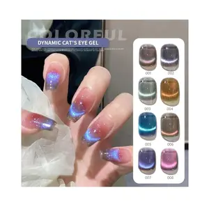 8Ml Cat Eye Magnetische Gel Nagellak Lasermagneet Weken Van Uv Led Manicure Semi-Permanente Nagellak Voor Art Gel Polish