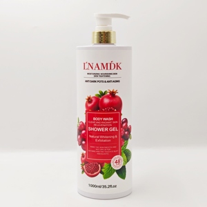 L'NAMDK Gel de Ducha <span class=keywords><strong>Corporal</strong></span> Blanqueador e Iluminador de 1000 ml, <span class=keywords><strong>Hidratante</strong></span>, con Fragancia Duradera, Éxito de Ventas en África - Product Image 3