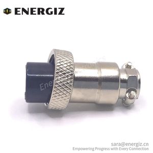 Conector de montaje en panel macho 5A de corriente nominal GX16 4 - Product Image 6