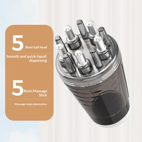 Applicateur de cuir chevelu avec rouleau de massage pour huiles essentielles 1ml, peigne applicateur de liquide conducteur SX-TYQ-05