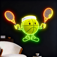 Mini-Golf LED-Neonschild Anpassbares Alien-Design für Sportbars, Spielhallen, Autowerkstätten-Wände - Mehrfarbige Werbung Dimmbar