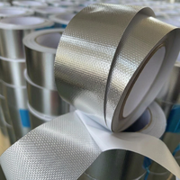 Ruban en aluminium pur laminé, imperméable, résistant aux hautes températures, ignifuge, renforcé, pour l'enroulement des tuyaux