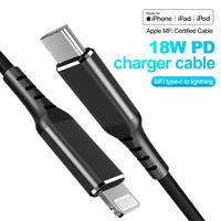 Câble USB-C en nylon certifié MFi, C94 Pro Flex, charge rapide 30W pour iPhone et écouteurs