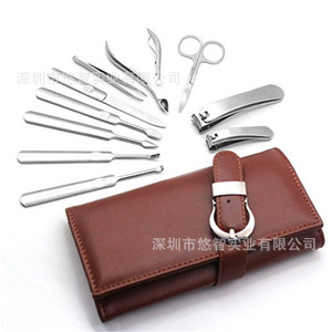 PU scissor case, nail tool bag storage bag, multi-piece nail clipper case, foldable bag - Product Image 2