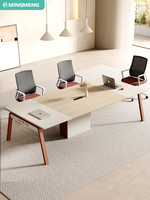 Nouveautés Mobilier de bureau Ensembles de chaises et Tables de conférence de luxe Bureau de conférence Bureau réglable Bureau de salle de réunion