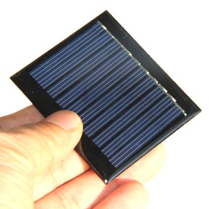 Masuyoshi Mitsu แผงโซลาร์เซลล์53x60มม. 60mA 5V polycrystalline ซิลิคอนชาร์จได้พร้อมแบตเตอรี่3.7V - Product Image 1