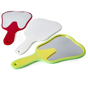 OEM odontoiatrico uso mano specchio a forma di denti specchio di vetro bocca dentale specchio per la salute - Product Image 2