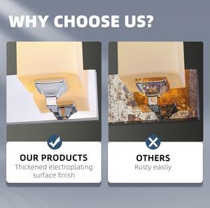 Modern New Design LED Wall Lamp <b>Waterproof</b> IP44 <b>Bathroom</b> Mirror Indoor E26 Stainless Steel Wall <b>Light</b> For Hotel Mirror <b>Lights</b> - Product Image 5