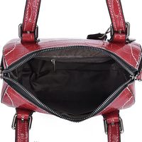 Sac à bandoulière tendance en cuir véritable pour femme, motif litchi en cuir de vachette, écologique, imperméable, fermeture éclair, 1-1,9 L