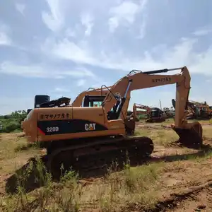 משמש מכירה לוהטת קטרפילר חופר 320D עם חתול הידראולי מנוע חופר