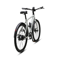 Vélo électrique urbain TXED, nouveau modèle, cadre en alliage léger, 36V, pour adultes, avec transmission par courroie.