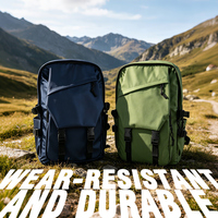 Mochila para Portátil de Negocios, Casual, Impermeable, de Material PU, con Diseño de Múltiples Bolsillos Personalizado