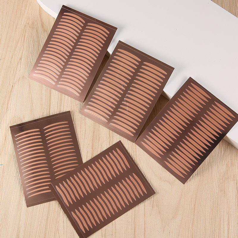 Наклейки на двойные веки Suran с тем же текстом в виде сетки из розового золота, не отражающие стереотипы на двойные веки для красоты