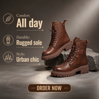 Bottines Chelsea à talons hauts pour femmes, en PU, à lacets, confortables, souples, semelle en caoutchouc de 3 à 5 cm, automne/hiver