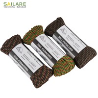 Paracord 550 durable en nylon polyester 4 mm à 7 brins pour bracelets DIY de survie en plein air et camping