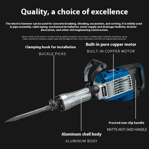 Martillo Perforador Eléctrico Fengli FL6352 de 2200W de Alta Potencia, para Uso Industrial en Acero Inoxidable, Especial para Romper Paredes y Excavar Hormigón - Product Image 3