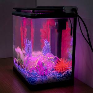 <span class=keywords><strong>Hygger</strong></span> ตู้ปลาพร้อมไฟ LED ชุดสตาร์ทเตอร์ตู้ปลาพร้อมฝาปิดตัวกรองตู้ปลา - Product Image 6