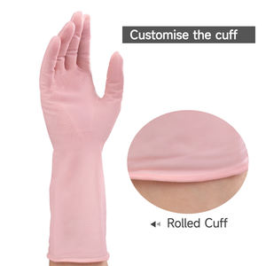 低価格 滑り止め ソフトニトリル 家庭用 耐油性 多目的 快適 防水 ニトリル手袋 - Product Image 4