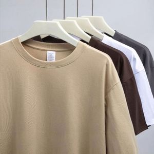 Design Custom Men's Street Wear <b>Drop</b> Shoulder T-Shirts High Quality Printing 100% Cotton Oversized Fit - Product Image 1