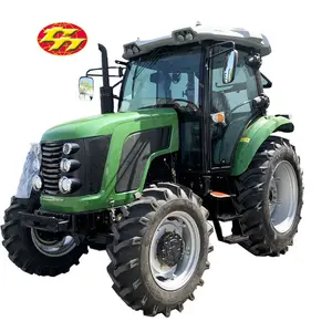 China low price 4WD 100HP YTO 1004 farm corta cesped tractor