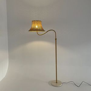 Lampe sur pied vintage Vision Crown en bois massif, source de lumière LED, commande par interrupteur, pour salon, chambre à coucher, usage domestique - Product Image 2