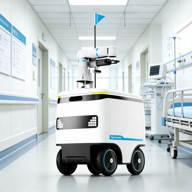 Medicine Delivery Robot Hospital Delivery Robot Food Delivery Robot for Medical Supplies & Food Delivery