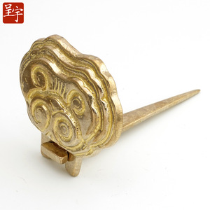Antique Style Brass Decorative Hook Wall Mounted For <b>Picture</b> <b>Frame</b> Hanging Rust Resistant Polygon Shape - Product Image 4