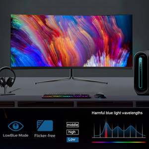 Oem Nhà Máy Giá OEM 30 inch Màn hình Màn hình cong 2560*1080 2K 200Hz phong phú giao diện <span class=keywords><strong>LCD</strong></span> LED FHD FreeSync chơi game màn hình - Product Image 5
