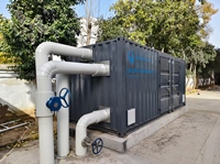 Skid d'échangeur de chaleur à plaques conteneurisé pour le chauffage central, l'alimentation en eau chaude et les systèmes d'énergie thermique industrielle