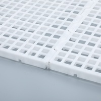 Plancher blanc pour volailles, réglable en hauteur, recommandé, pour équipement d'élevage, avec poutre en fibre de verre