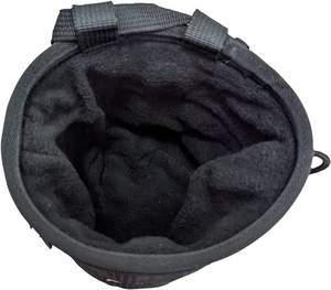 Sac à craie d'escalade durable avec ceinture, boucle pour brosse et poches zippées, pochette à craie pour le disc golf - Product Image 5