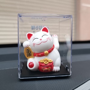 Modèle solaire, accessoires de voiture, décoration intérieure, <span class=keywords><strong>petit</strong></span> <span class=keywords><strong>chat</strong></span> de 2 pouces, ornement, <span class=keywords><strong>chat</strong></span> <span class=keywords><strong>porte</strong></span>-<span class=keywords><strong>bonheur</strong></span> <span class=keywords><strong>japonais</strong></span> qui agite la patte - Product Image 1