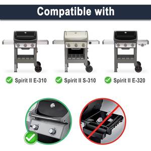 <span class=keywords><strong>Spirit</strong></span> II E-310 Compatible 15.3 Pouces Porcelaine-Émaillé Flavorizer Bars Grill Plaques Chauffantes Pièces De Rechange BBQ En Métal - Product Image 5
