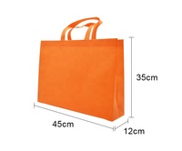 Sac de courses non tissé en stock, livraison rapide, réutilisable, pour supermarché, vente en gros, prêt à être expédié