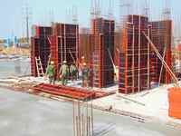 Paneles de Encofrado de Acero Ajustables de Precisión, Resistentes, con Ajuste de Tamaño, Encofrados Modulares de Hormigón para Construcción en Sitio