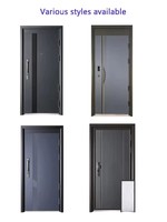 Système de Serrure Intelligente Style Moderne pour la Sécurité Domestique, en Alliage de Zinc Tendance, pour Porte Pivotante Multipoints, Sécurité d'Entrée avec Verrou Multipoints, pour Portes Métalliques de Maisons