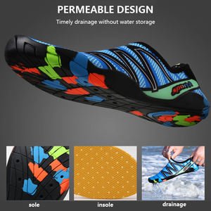 รองเท้าวิ่งแบบเท้าเปล่าคุณภาพสูง รองเท้าเดินเล่นในน้ำ ว่ายน้ำ เล่นเซิร์ฟ แห้งเร็ว สำหรับกิจกรรมกลางแจ้งชายหาด - Product Image 5