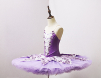 Jupe de tutu de ballet professionnelle pour femmes, nouvelle jupe en velours violet personnalisable pour filles et adultes, vêtements de scène - Taille 61