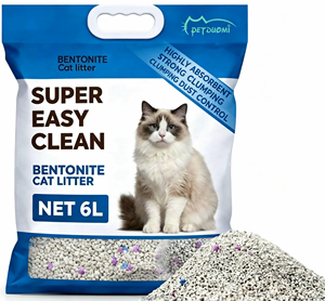 Litière pour chat en bentonite de sodium naturelle, désodorisation longue durée, forte absorption, sable pour chat, directement de l'usine - Product Image 1